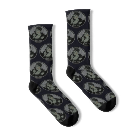 Mary Jane Lady Marijuana Funny Graphic Socks