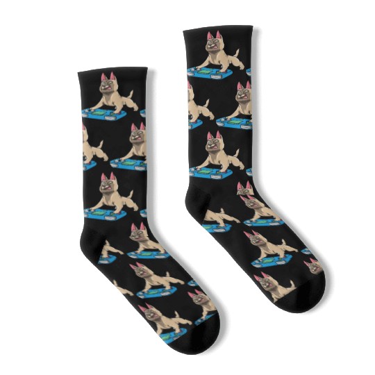 Belgian Malinois Gaming Kawaii Gamer Dog Lover Socks