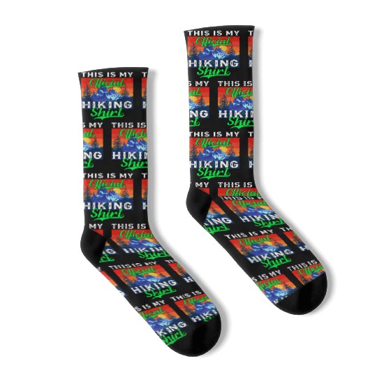 Official Hike Socks Wanderlust Mountain Love