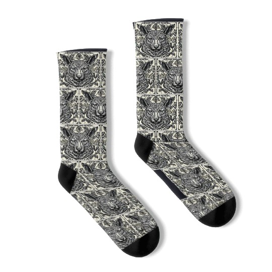 Patterned Sheep Socks