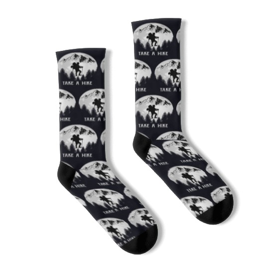 Take a Hike Wanderlust Hiking Socks