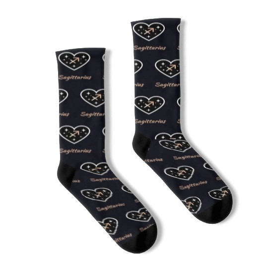 Sagittarius zodiac sign, astrology, sun, birthday Socks