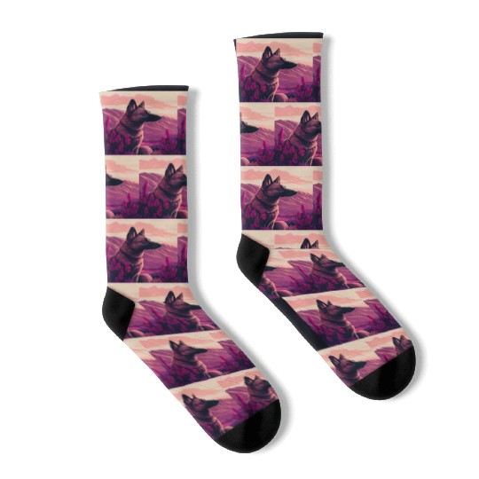 Belgian Malinois Nature Socks