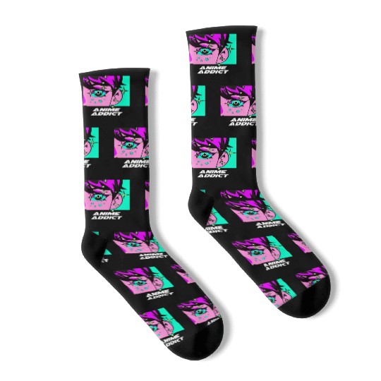 Anime Lover Manga Kawaii Japanese Animation Cute E Socks