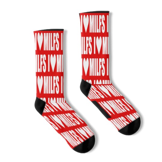 I love milfs red design Socks