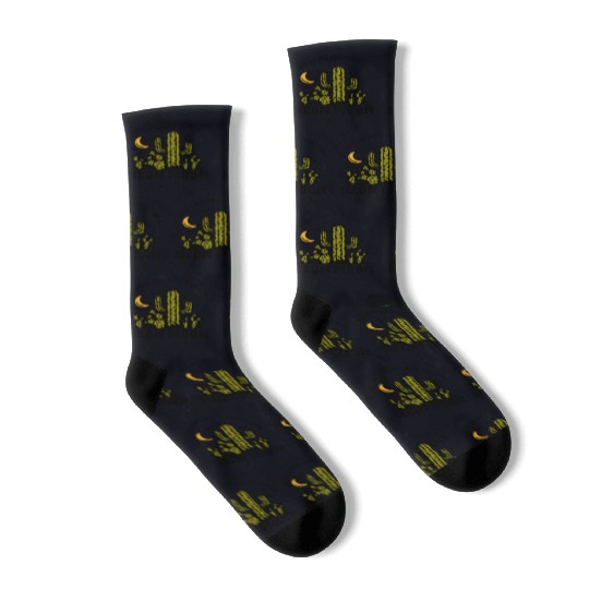 AS LONG AS THERE IS LIGHT FROM A NEON MOON Socks