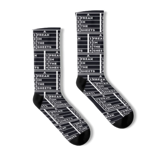 Freak In The Sheets Excel Sheet Spreadsheet Funny Socks