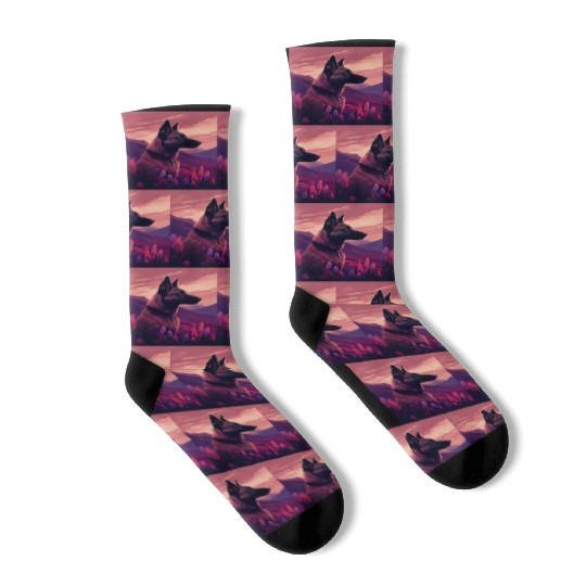 Belgian Malinois Nature Socks