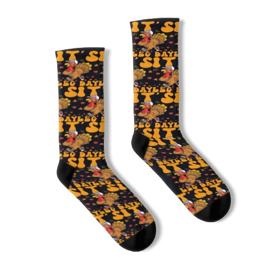 Thanksgiving Turkey Trot Squad Running Socks