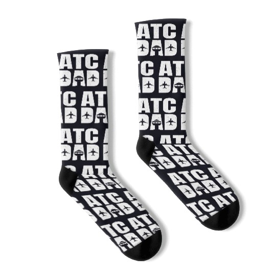 Great ATC Dad Outfit Air Traffic Controller Socks