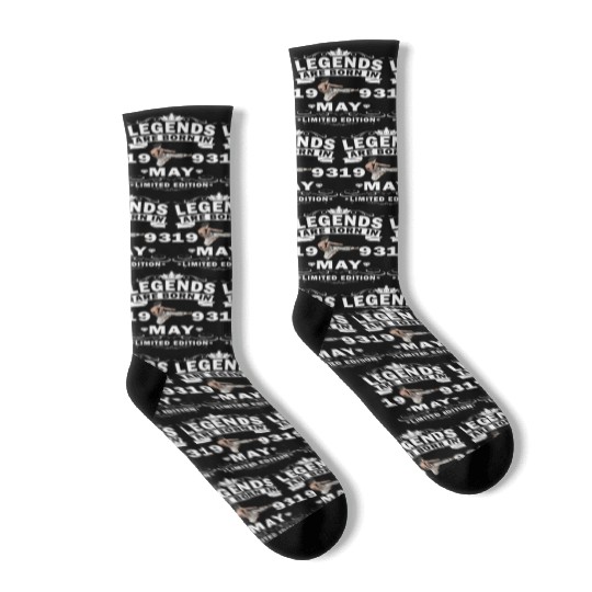 Karate Fighter Fighter Birthday May 1993 MMA Socks