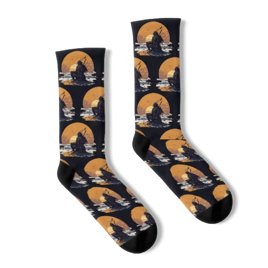 Samurai Sunrise Socks