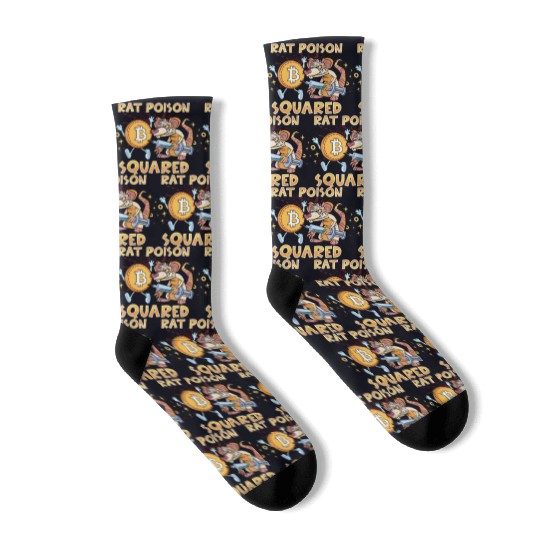Rat Poison Squared funny Socks