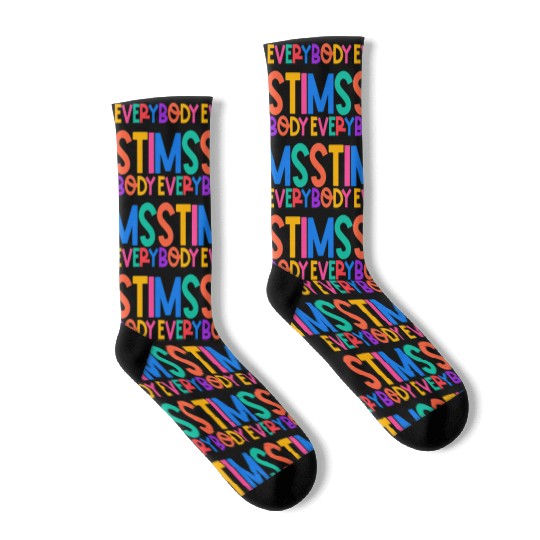 Everybody Stims Autism Special Ed Teacher Social Socks