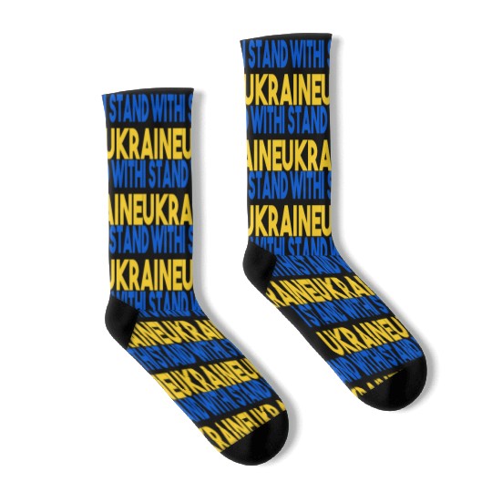 Ukraine Flag I Stand With Ukraine Mens Socks