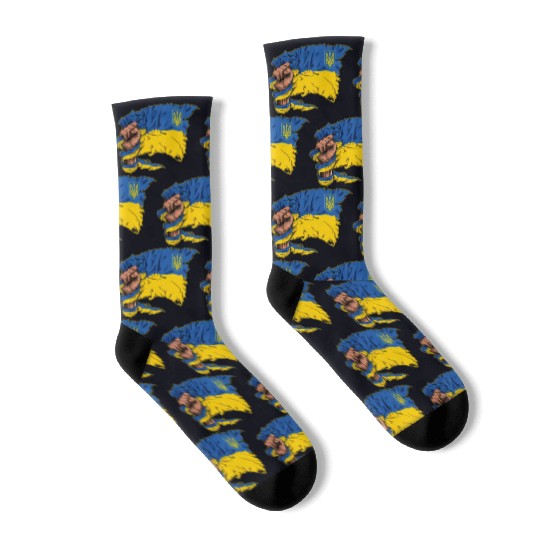 Ukraine Ukrainian Flag Pride Ukraine Flag Symbol Socks