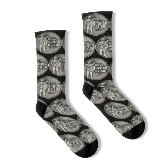 put on the full armor of god ephesians 6:10 Socks