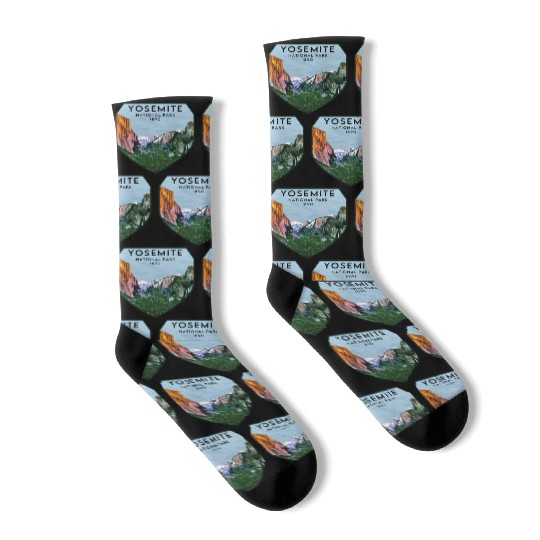 yosemite national park Socks