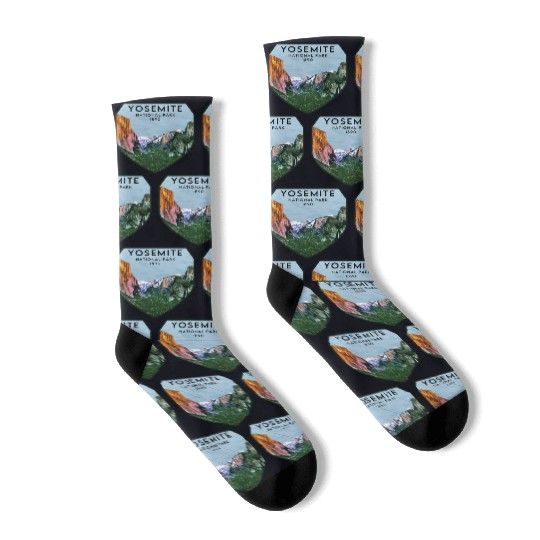 yosemite national park Socks