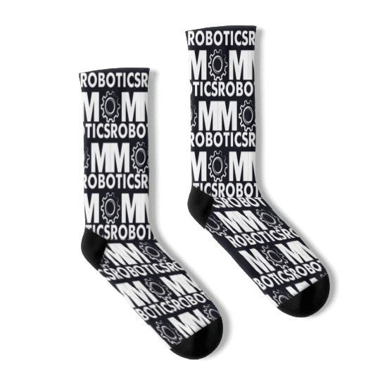 Robotics Mom Women'S Robot Socks