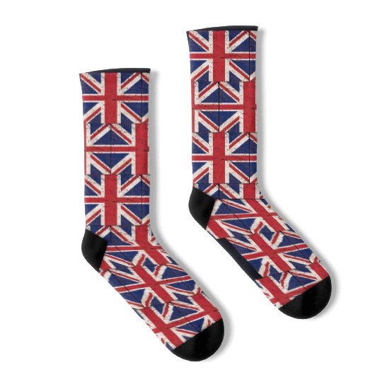 Union Jack Flag Socks