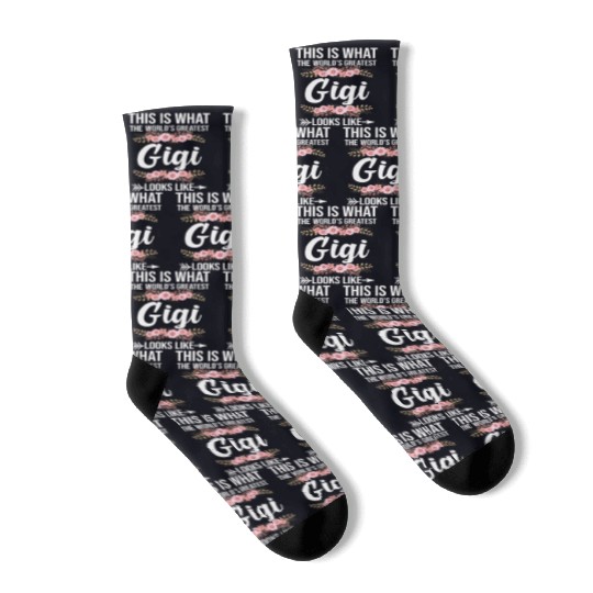 The World'S Greatest Gigi Loo Like Grandma Socks