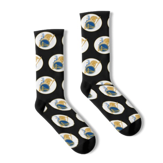 New Era Golden State Warriors Team Logo T-Shir Socks