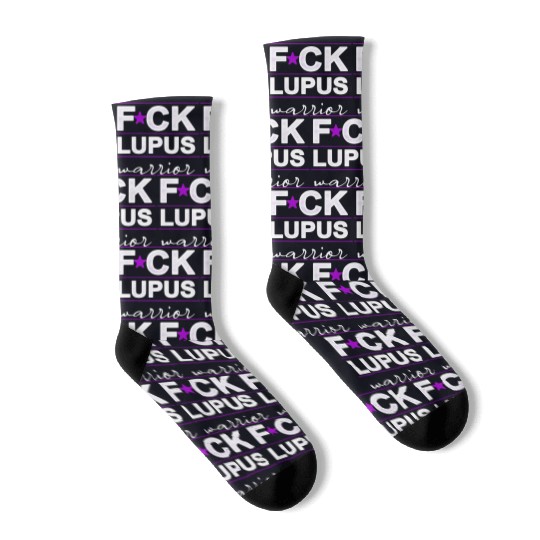 Fuck Lupus Warrior Socks