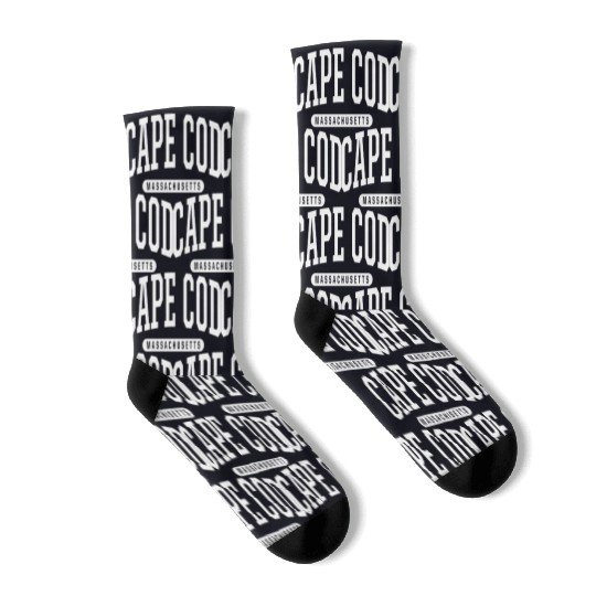 Cape Cod College Style Mass Usa Socks
