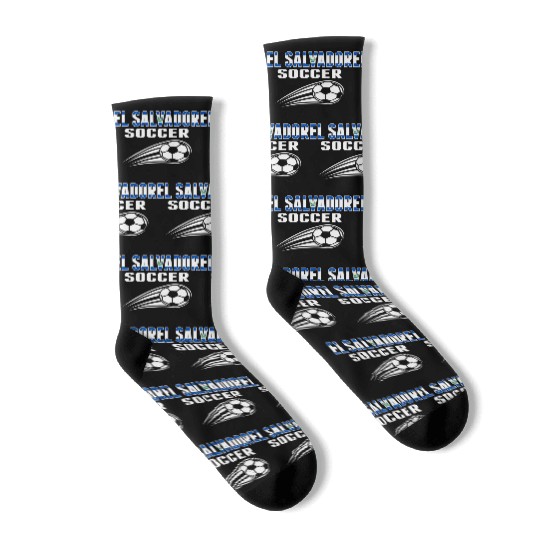 El Salvador Soccer Fans Jersey Salvadorean Socks
