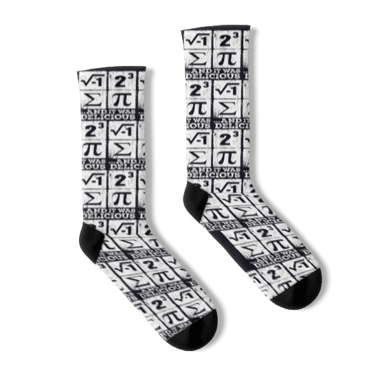 I 8 Sum Pi - I Ate Some Pie - Pi Day Math Nerd Socks