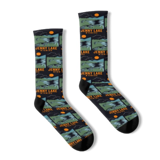 Jenny Lake Wyoming Socks