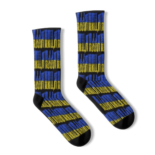 Ukrainian Quote Paljanyzja Ukraine Ukraine Flag Socks