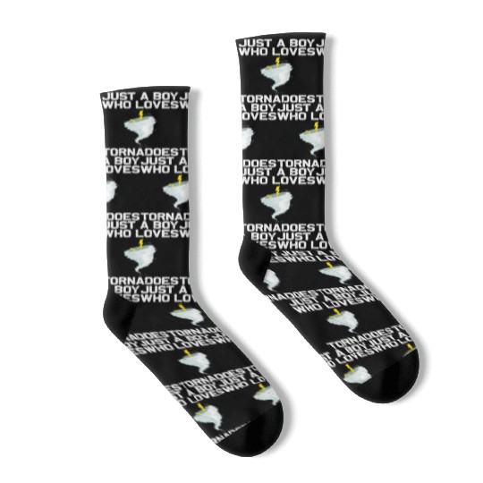 Tornado For Hurricane Weather Chaser Socks