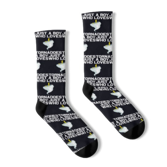 Tornado For Hurricane Weather Chaser Socks