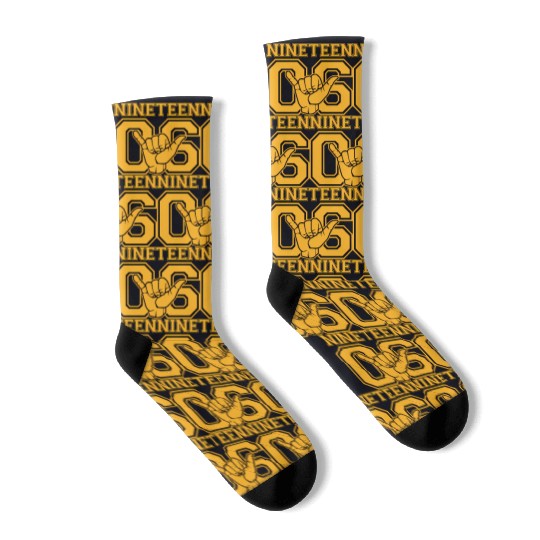 Mens Alpha African Fraternity Hand Sign 1906 Socks