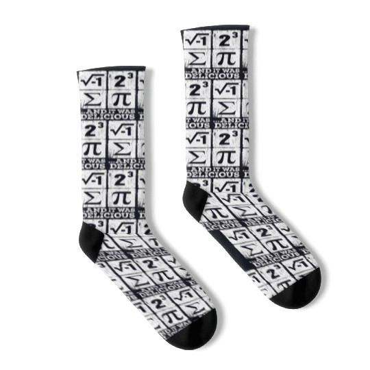 I 8 Sum Pi - I Ate Some Pie - Pi Day Nerd Geek Socks