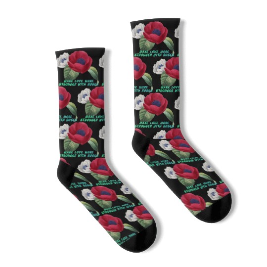 Embracing Romance with the Rose Socks