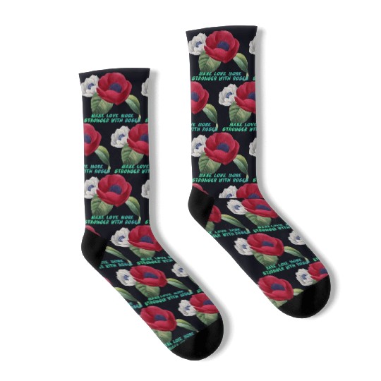 Embracing Romance with the Rose Socks