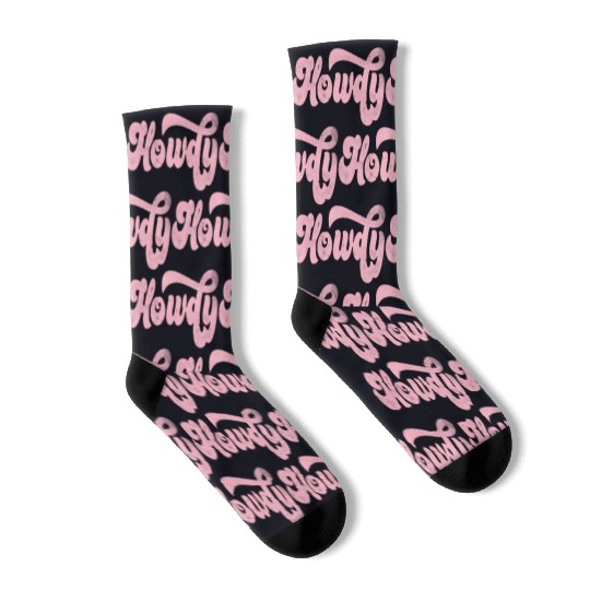 Howdy Rodeo Western Cory Southern Cowgirl Socks