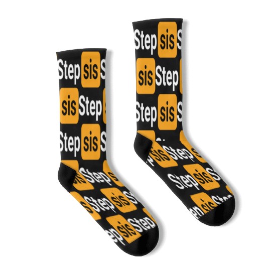 Step Sis Novelty Humor Socks