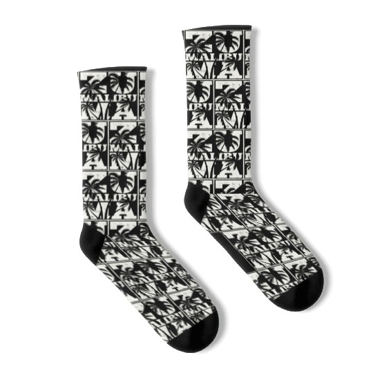 Malibu Us Resorts Designs Socks