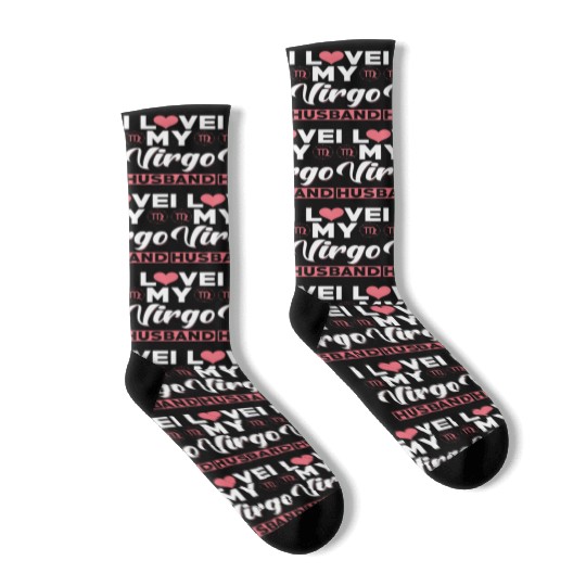 I love my Virgo Husband Socks