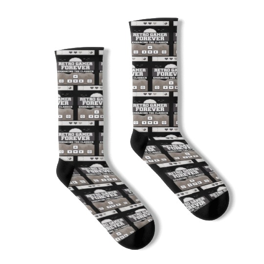 Retro Gamer Forever Embracing the Classic Socks