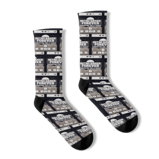 Retro Gamer Forever Embracing the Classic Socks