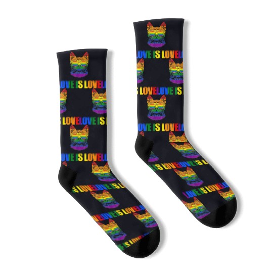 love Is Love Gay Pride Socks