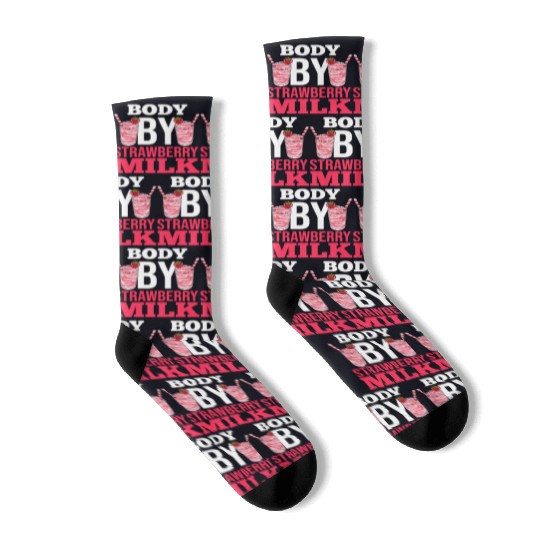Strawberry Milk Shake Korean Vegan Japanese Socks