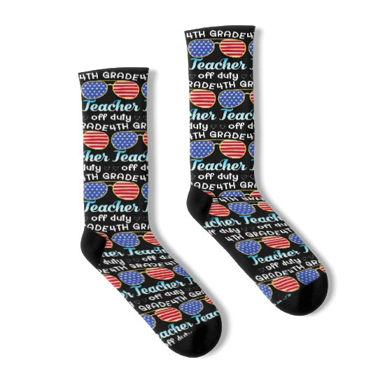 4th grade teacher off duty Socks