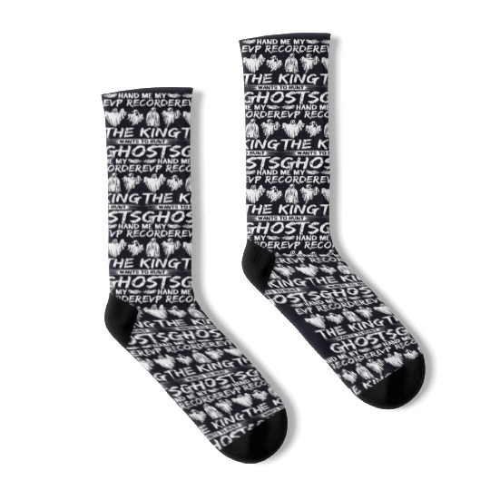Evp Recorder King Ghost Hunting Socks
