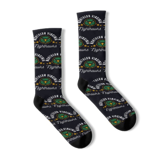 Northern Virginia Community Nvcc Logo Socks